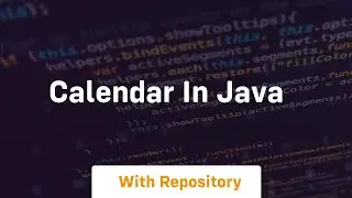 calendar in java