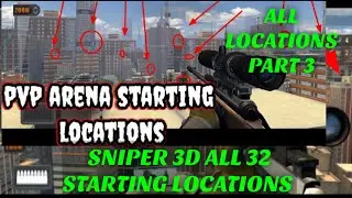 Sniper 3D pvp arena all locations part 3 👆👆👆