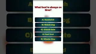 Bet You Can't Solve This Food Riddle!