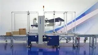 Perfect case taper for sealing random size boxes - Robotape 50 CFA by Robopac USA