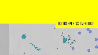 TRI TRAPPER VS OVERLORD!!! | FFA Diep.io