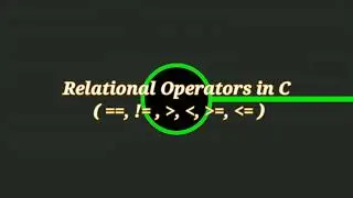 Relational Operators in C lang | Code Tech prog in C
