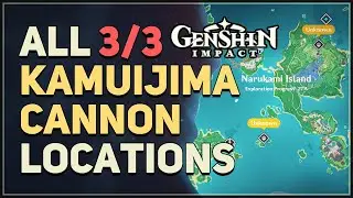 All 3 Kamuijima Cannon Locations Genshin Impact