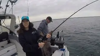 Trophy Lake Trout on Lake Ontario 🎣 Would YOU reel this in?