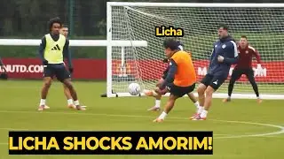 Lisandro Mart&iacute;nez goes wild in full training showing insane skills before Nottingham | Man Utd News