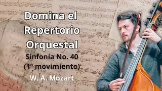 Domina el Repertorio Orquestal de Contrabajo - Mozart 40 (1&ordm; movimiento)