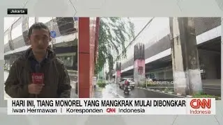 Pembongkaran Tiang Monorel Dimulai Hari Ini