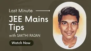 JEE Mains Last minute Tips😍| Do & Dont's | Must watch