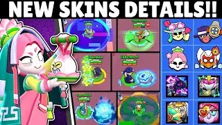 All New Skin Details in brawl Stars 
