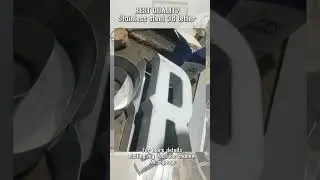 Stainless steel letter making company||How to make stainless steel letters||3D signage solutions