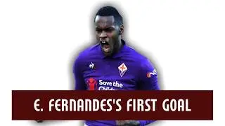 FIRST GOAL OF E. FERNANDES IN SERIE A | Udinese 1-1 Fiorentina