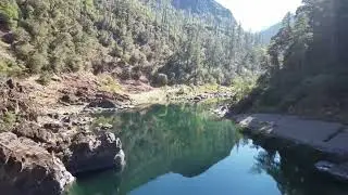 Agness Oregon drone flight on the Illinois river.  Last flight, plus a surprise ending.