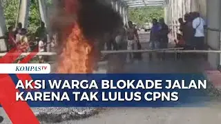 Protes Tak Lulus CPNS, Warga Blokade Jalan Trans Papua Barat Kawasan Manokwari