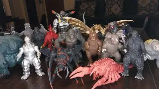 БОЛЬШОЙ НАБОР ИГРУШЕК ГОДЗИЛЛЫ (GODZILLA, ULTRAMEN, GAMERA) Bandai, Hiya, Playmates