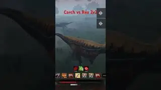 Carchs 2v2 Rex #pathoftitans #pathoftitansgameplay #game #dinos #carch #trex #dinosaurhunter #xbox