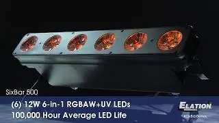 Effektlámpa SixBar 500 & SIXBAR 1000