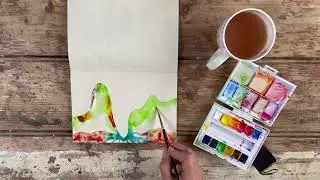 Art Therapy Activity - Reflection Emotional Landscape
