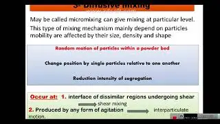 Industrial Pharmacy lec 3 : Solid mixing | UOT