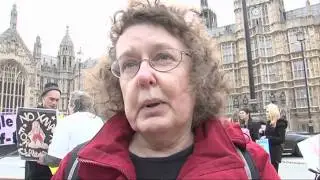 Welfare reform protest - the Guardian