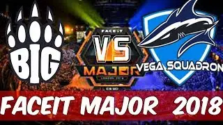 BIG vs Vega Squadron - Train - FACEIT Major london 2018 - Challenger Stage - csgo highlights
