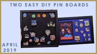 Disney pin board DIY // Our first project -- Two easy Disney pin board decorating ideas.