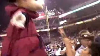 padres mascot being a faggot bitch