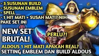 NEW ALDOUS 1 HIT BUILD | SET BUILD ALDOUS TERSAKIT 2025 | EMBLEM ALDOUS TERSAKIT 2025