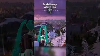 Zero Fall Damage Mandalorian Jetpack Trick in Fortnite🔥#fortnite #shorts
