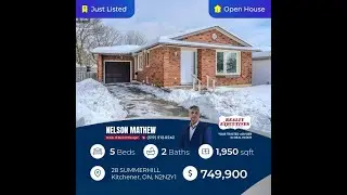 Check out this open house Listing Address: 28 SUMMERHILL Kitchener, Ontario N2N2Y1