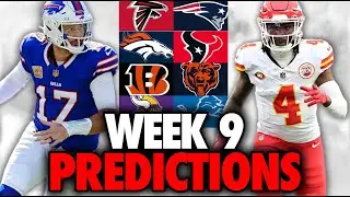 NFL Week 9 Predictions for EVERY GAME!! | NFL Week 9 Preview