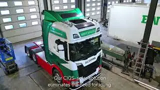Green Energy's innovative solar panels for trucks