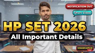 Himachal Pradesh State Eligibility Test 2026 Notification Out | All Important Details in Short Video