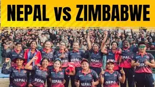 NEPAL W vs ZIMBABWE W T20 WC Qualifier @ KTM Nepal
