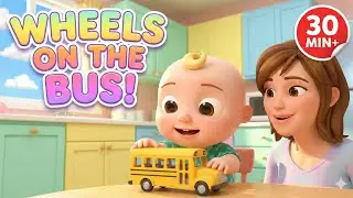 Wheels on the Bus + More Nursery Rhymes 🚍🎵 | 30 Minutes Kids Songs | Baby Songs for Toddlers