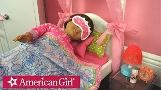 American Girl Doll Bedroom Night Routine & After School Play - Kids Toys