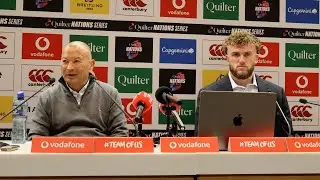 Eddie Jones and Warner Dearns speaking after Ireland v Japan