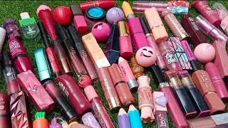 PINK GLITTER BROWN PURPLE MAROON PEEL OFF 5 IN 1 MATTE LIPSTICKS 