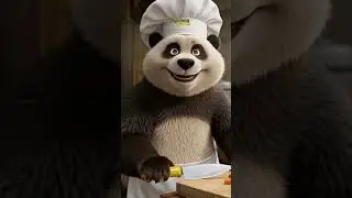 panda chef #viral #cute #funny #shorts