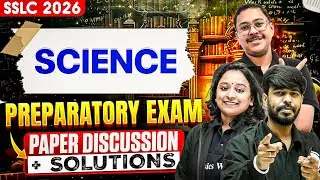 SSLC Science Preparatory Exam Paper Solution 2026 | Important Questions & Full Marks Strategy