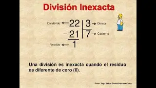 T&Eacute;CNICA OPERATIVA DE LA DIVISI&Oacute;N INEXACTA