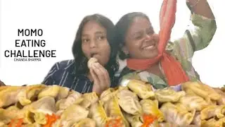 Momo challenge with divya #foodchallenge #funnyvideo #viralvideos #streetfood