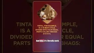 Mathematics in Hindustani Classical Music 🎶 | Sur, Taal & Patterns Explained | DMF #shorts