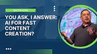 You Ask, I Answer: AI for Fast Content Creation?