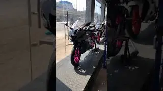 NEW R15 V4 PINK AND WHITE COLOUR COMPARISON SUPER SPORTS BIKE YAMAHA TOP ALL BIKE