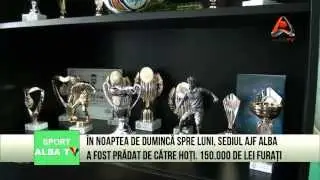Sediul AJF Alba pradat de hoti! S-au furat 15.000 de lei!