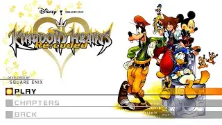 Kingdom Hearts Re:coded ~ Dearly Beloved ~ Main Menu PS5 4K UHD 60fps