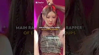 Main rapper vs cool rapper in each kpop groups?! || #kpop #asa #ruka #soyeon #yuqi #jennie #lisa