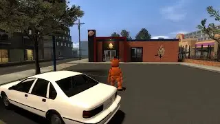 Toy Freddy works at Burger king
