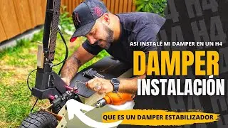 C&oacute;mo instalar un damper en scooter el&eacute;ctrico H4 y para qu&eacute; sirve.