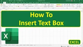 How To Insert Text Box In Excel